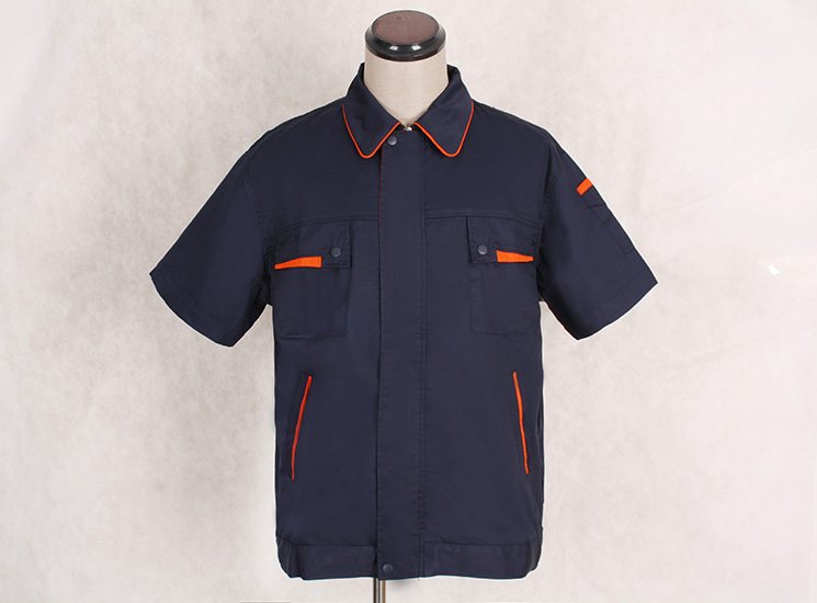 瑞豪廣聯夏季工作服正面圖